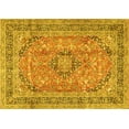 thumbnail image 1 of Ahgly Company Indoor Rectangle Medallion Yellow Traditional Area Rugs, 8' x 12', 1 of 4