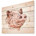 thumbnail image 1 of Design Art - Pig Portrait in Brush Painting, 1 of 5
