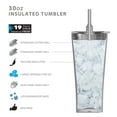 thumbnail image 4 of Zak Designs 30 oz. Travel Straw Tumbler Alfalfa Vacuum Insulated Stainless Steel with Silicone Straw and Splash-Proof Lid for Cold Drinks, 4 of 6