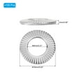 thumbnail image 2 of 304 Stainless Steel Flat Washers M8x16mm Belleville Spring Disc Washer Conical Knurled Metric Gasket 100 Pack, 2 of 6