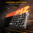 thumbnail image 3 of ATTACK SHARK R68 HE Carbon Fiber Magnetic Keyboard, 8KHz RGB Gaming Keyboard with Ultra-Precise Magnetic Switches, 3 of 11