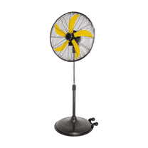 High-Velocity Oscillating Metal Stand Fan w/ 3-Speed Setting