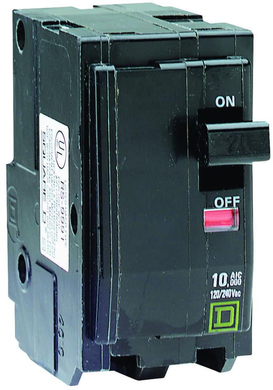 Square D QO230CP Type QO Standard Circuit Breaker, 120/240 VAC, 30 A, 2