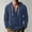 Navy, variant on Linen Shirts For Men Sevevn Men's Casual Hooded Button Down Shirts Lightweight Long Sleeve Textured Tops Black L