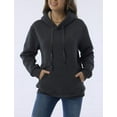 thumbnail image 5 of Fenclushy Womens Winter Hoodies Warm Fleece Sherpa Lined Pullover Hooded Sweatshirt(Black,M) .., 5 of 7