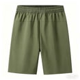 thumbnail image 6 of EOYWHK Men Shorts Athletic Quick Dry with Pockets Elastic Waist Athletic Shorts for Men Soft Lightweight Breathable Casual Activewear for Green, Size XXL, 6 of 9