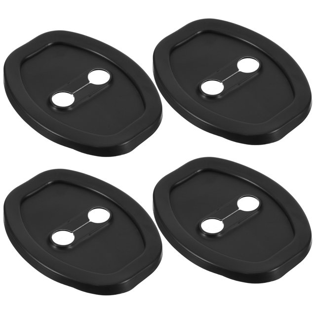 4 protectores de silicona para cerradura de puerta de coche, con absorción de impactos silenciosa, almohadillas protectoras para accesorios de colocación de coches.