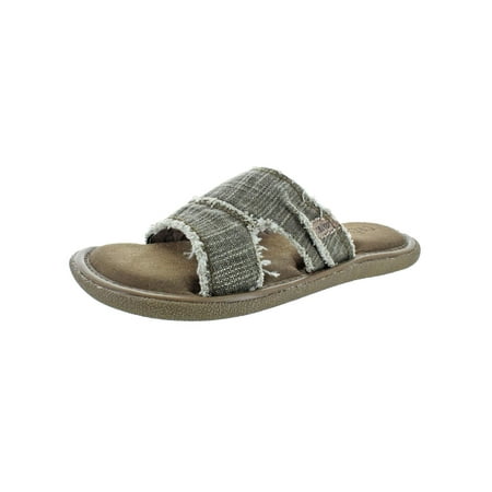 Hemp Mens Sandals - Crevo Mens Cory Hemp Slide Slide Sandals