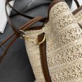 thumbnail image 3 of Bolso Tipo Cubo Cruzado Con Un Hombro Y Empalme PU Tejido A Mano Moderno Y Versátil 1029 (beige), 3 of 9