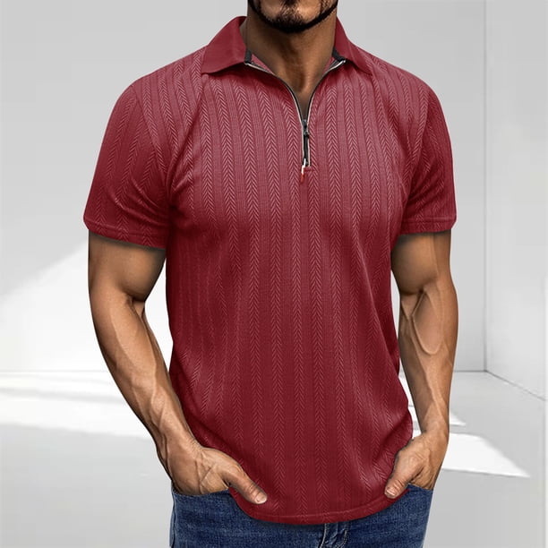 pstuiky Camisa de manga corta para hombre, Camisa de manga corta para hombre, estilo étnico, informal, de color liso, con solapa y chaqueta camisas casuales para hombre m