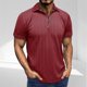 thumbnail image 1 of pstuiky Camisa de manga corta para hombre, Camisa de manga corta para hombre, estilo étnico, informal, de color liso, con solapa y chaqueta camisas casuales para hombre m, 1 of 7