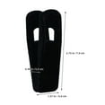 thumbnail image 2 of CIMAXIC 10Pcs Velvet Pants Hanger Clips Black Soft Flocked Clips for Skirt Hangers, 2 of 8
