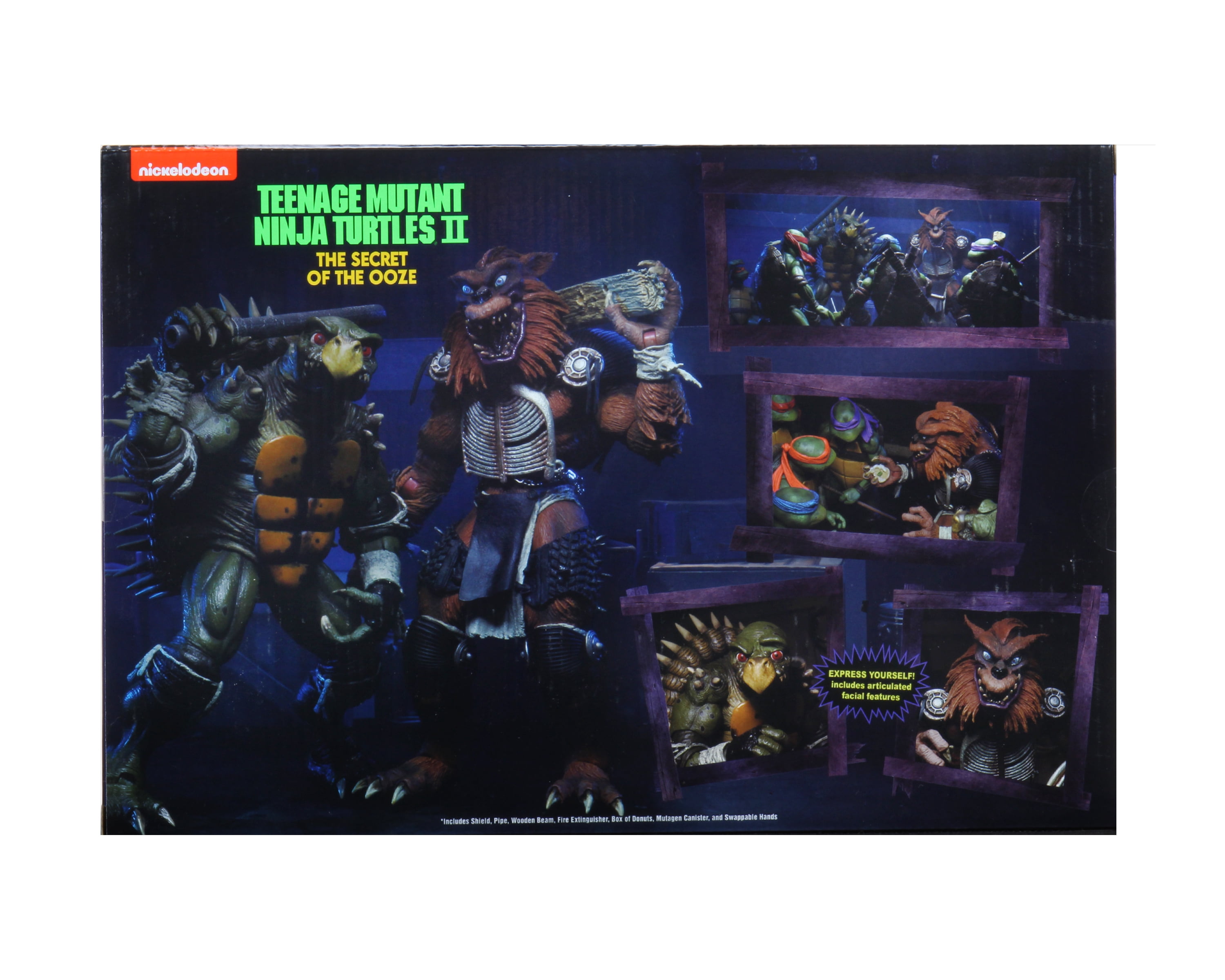 Teenage Mutant Ninja Turtles (1990 Movie) - 7” Scale Action Figure - Tokka & Rahzar 2 Pack