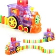 thumbnail image 4 of Pull Train Set Automatic Train Toy Set Kids Train Set With Sound And Light Educational Toys Game For Boys And Girls, 4 of 7