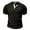 Mens T Shirts Black, variant on 2 Pack Casual T Shirts for Men Short Sleeve Button Crewneck Tshirts Shirt Mens Pullover Solid Color Basic Breathable Raglan Going-Out Loungewear Tees Tops