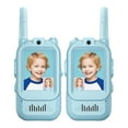 thumbnail image 2 of Video Walkie Talkies,2026 New Video Walkie Talkie with Camera,Video Walkie Talkie with Camera&Screen Display,for Family Games,Outside(Blue & Blue), 2 of 6