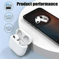 thumbnail image 3 of Earphone Charger Case for 3 Charging Case 450Mah Wireless Charging Case Bluetooth Sync Quick-Pairin, 3 of 4