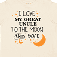 thumbnail image 4 of Inktastic I Love My Great Uncle To The Moon and Back Boys or Girls Toddler T-Shirt, 4 of 5