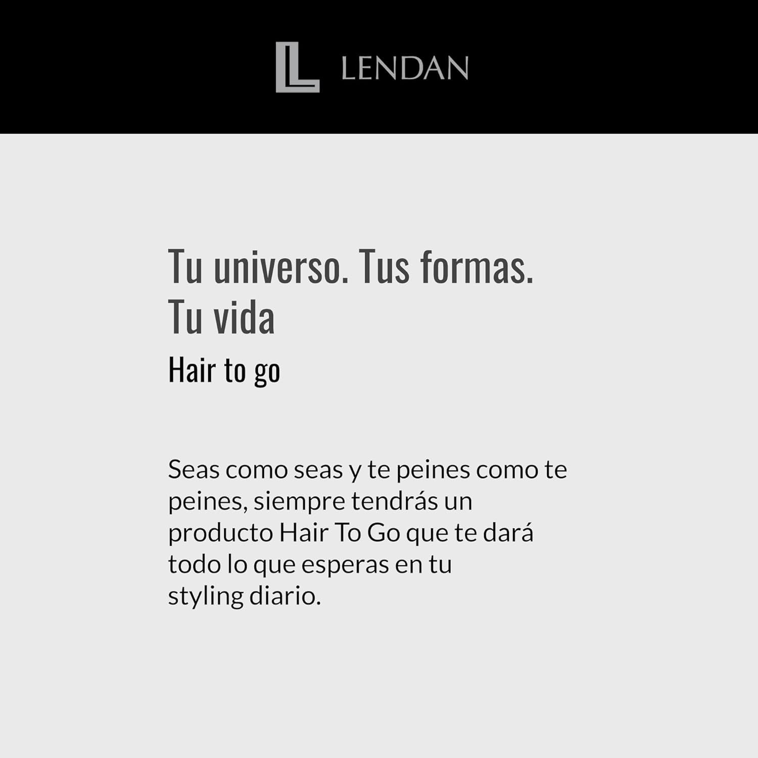 Lendan - Hair Wax - Hair To Go Boomerang - 100 ml - Matte Styling Cream - Strong Hold
