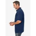 thumbnail image 3 of KingSize Men's Big & Tall Shrink-Less Lightweight Polo, 3 of 6