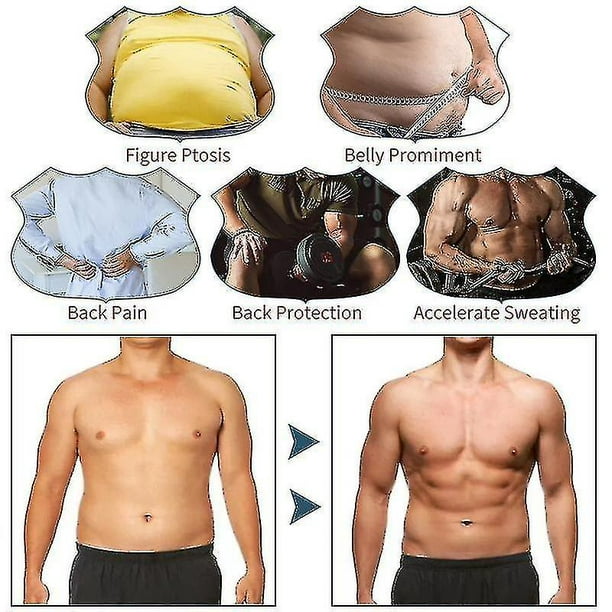 Compression Bodysuit Shaper For Men Gynecomastia Belly Fat And