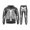 Grey, variant on Halloween Unisex Tracksui Skeleton Hoodies And Sweatpants Set for Boy Girl 2 Piece Outfits Athletic Jogging Suits