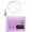 Purple, variant on SMihono wallet woman and Card Holder Fashion Women’s Solid Color Jelly Card Wallet
