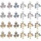 thumbnail image 1 of 48 piezas de 2 estilos de dijes de árbol de la vida con diamantes de imitación y circonita cúbica de trébol, colgantes de aleación de 6 colores para collares, pulseras y bisutería. Agujero: 1,8-2 mm., 1 of 6