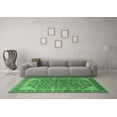 thumbnail image 3 of Ahgly Company Indoor Square Medallion Emerald Green Traditional Area Rugs, 8' Square, 3 of 4