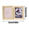 thumbnail image 2 of YOHAVEN Cherished Memories Personalized Wood Photo Frame with Pet Paw Print Kit, Custom Keepsake for Dogs Cats Lovers, Display Unforgettable Moments on Table Desk Shelf, Home Office Gift Decoration, 2 of 9