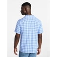 thumbnail image 3 of George Men's & Big Men's Regular Fit Microfiber Button-Up Shirt with Short Sleeves, Sizes XS-5XL, 3 of 5