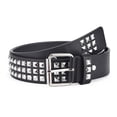 thumbnail image 6 of KRONDO Hollow Decoration Belt Fashion Ladies Leather Studded Man Goth Belt Women Adjustable Rock Punk Black Wild, 6 of 8