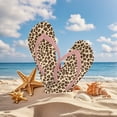 thumbnail image 4 of POLERO Brown Leopard Print Flip Flop Sandal Water Shoes - Beach Slides Slip-on Quick Dry Thong FlipFlops Sandals for Boys (11-12 Little Kids) Size 13.5, 4 of 7