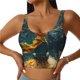 thumbnail image 1 of Balery Whimsical Starry Night Scene Sujetadores deportivos con espalda cruzada para mujer, acolchados, sin costuras, de alto impacto, ideales para yoga, gimnasio, entrenamiento y fitness.-Large, 1 of 8