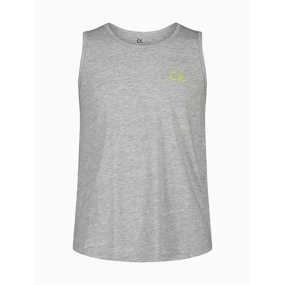 Calvin Klein GREY HEATHER Girls' Performance Gradient Tank Top, US M/M/M(8-10)