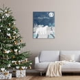 thumbnail image 2 of Happy Holidays Winter Snow Bears Holiday Graphic Art Gallery Wrapped Canvas Print Wall Art, 2 of 7