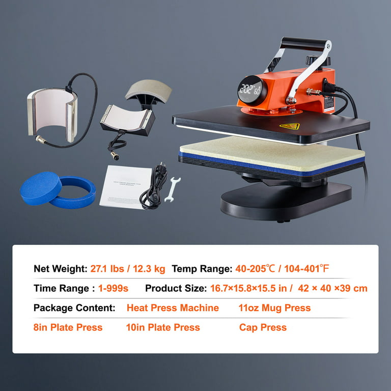 8 In 1 Digital T-Shirt Heat Press Machine Sublimation For