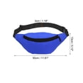 thumbnail image 2 of Uxcell 80s Fanny Pack for Women Waist Bag 90s Fanny Pack Sky Blue, 2 of 8