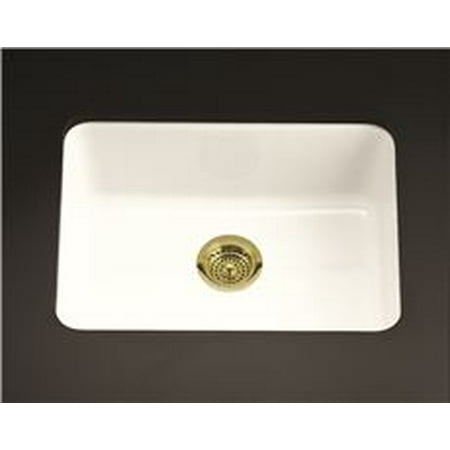 Kohler Iron Tones Single Bowl Kitchen Sink 24 1 4 In X 18 3 4 In White