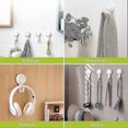 thumbnail image 3 of 4 Pack Suction Hooks,powerful Vacuum Suction Cup Hooks-reusable Superlock Utility Hooks Heavy Duty Home Kitchen Bathroom Wall Hooks Hanger, 3 of 4