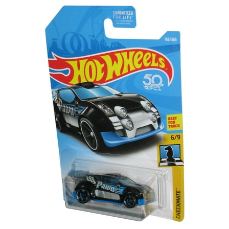 Hot Wheels Checkmate 6/9 (2017) Black Fast 4WD Toy Car 166/365