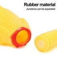 thumbnail image 2 of Screaming Chicken Dog Toys, 30cm/11.8 inch Pack of 3 Yellow Rubber Squaking Chicken Toy Novelty and Durable Rubber Chicken for Dogs Rubber Chickens Value 3 Pack, 2 of 5