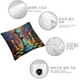 thumbnail image 5 of Nawypu Throw Pillow Cover Case Decorative Square Cushion Covers Pillowcase for Sofa Couch Bed Psychedelic Chess Chessboard Art, 5 of 7