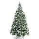 thumbnail image 3 of Árbol de Navidad Costway nevado preiluminado 225 cm 1398 puntas con Piñas y frutos rojos, 3 of 5