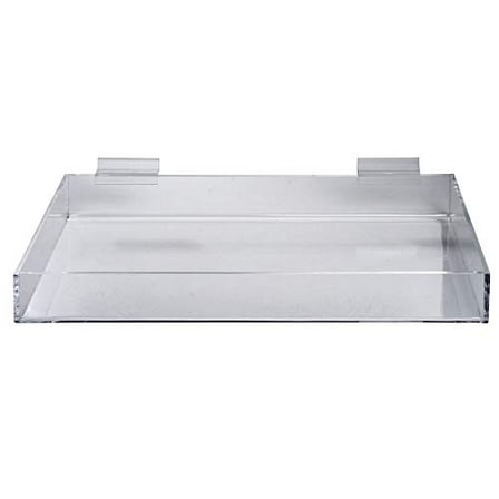 Tray, 16" W x 8" D x 2" H, Clear