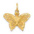 thumbnail image 1 of 14K Yellow Gold Butterfly Charm, 1 of 2