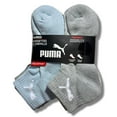 thumbnail image 2 of PUMA SOCKS WOMEN'S - QUARTER CUT - EDGE 243 - HOPE GREY- SHOE SZ 5-9.5 - PACK 6, 2 of 2