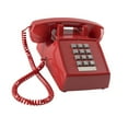 thumbnail image 4 of Teléfono con cable Strade Teléfono de diseño retro Rojo, 4 of 8