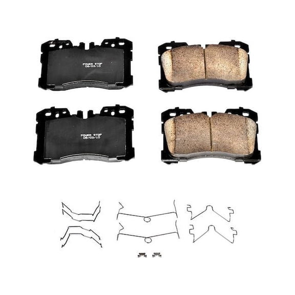 Front Brake Pad Set - Compatible with 2007 - 2017 LS460 2008 2009 2010 2011 2012 2013 2014 2015 2016