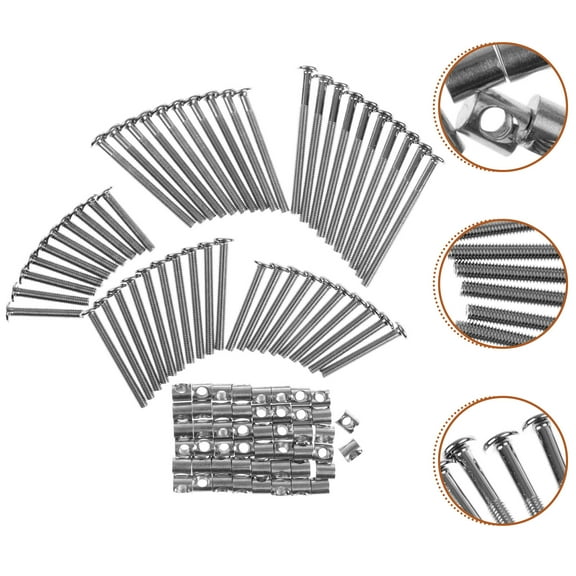 FRCOLOR 1 Set Bolts Nuts Assortment Kit Crib Screws Replacement Crib Hardware Kit